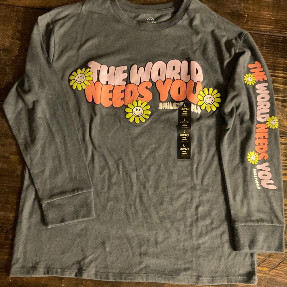 SMILEY WORLD KIDS LARGE TEE